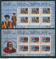 Vaticano 2005 - Svizzera Emissione Congiunta/Joint Issue Guardia Svizzera Foglietto - S/S **/MNH VF - Nuevos