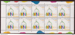 Vaticano 2014 Sass. 1653 Minifoglio Da 10 **/MNH VF - Blocs & Feuillets