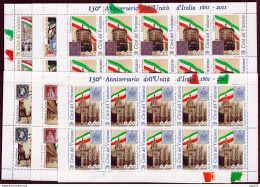 Vaticano 2011 Sass. 1561/70 Minifoglio Da 10 **/MNH VF - Blocchi E Foglietti