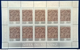 Vaticano 2010 Sass. 1520 Minifoglio Da 10 **/MNH VF - Blocchi E Foglietti