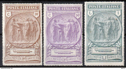 Italia Regno 1923 Sass.147/49 **/MNH VF/F - Neufs