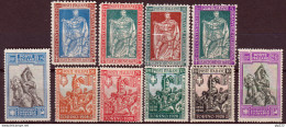 Italia Regno 1928 Em.Filiberto 10 Val. Sass.S49 **/MNH VF/F - Neufs