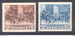 Svezia 1941 Unif.287/88 **/MNH VF - Ungebraucht