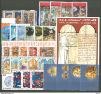 Vaticano 2001 Annata Completissima / Super Complete Year MNH/** VF - Ganze Jahrgänge