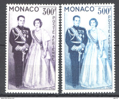 Monaco 1959 Unif. A71/72 **/MNH VF - Poste Aérienne