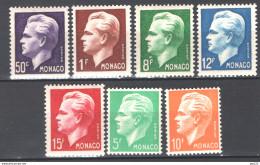 Monaco 1950 Unif.344/50 **/MNH VF/F - Unused Stamps