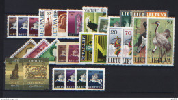 Lituania 1991 Annata Completa / Complete Year Set **/MNH VF - Lituania