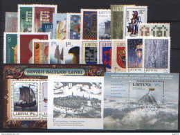 Lituania 1997 Annata Completa / Complete Year Set **/MNH VF - Lituanie