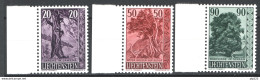 Liechtenstein 1959 Unif. 339/41 **/MNH VF - Nuovi