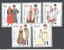 Lettonia 1993 Unif.316/20 **/MNH VF - Latvia