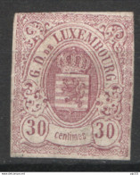 Lussemburgo 1859 Unif.9 (*)/MNG VF/F - 1859-1880 Armarios