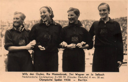 Jeux Olympiques Berlin 1936 - Nederlandsche Estafetteploeg 4x100 M , Médaille D'or - Athlétisme - JO - Olympic Games