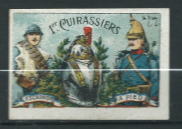Vignette DELANDRE - France 1er Régt De Cuirassiers - 1914 -18 WWI WW1 Poster Stamp - Erinnophilie