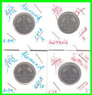 ALEMANIA - DEUTSCHLAND - GERMANY - 4 -MONEDAS DE 1.00 DM   AÑO 1992 - CECAS.- A -.D -.G -.J.. - 1 Mark