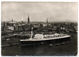 Hamburg - Passagier-Schnelldampfer Hansatic An Der Überseebrücke - Lorch