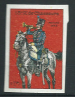 Rare : Belle Vignette DELANDRE - France 18 Régt De Chasseurs - 1914 -18 WWI WW1 Poster Stamp - Erinnophilie