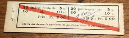 A10b Carnet Complet Et Propre à L'exception De 8 Timbres Manquants : 4x COB 110 4x COB 123 (voir Photos) Cote 190€ - 1907-1941 Antichi [A]