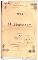 C1 Louis Marie MEAUDRE Droit Resolution Vendeur Non Paye 1851 DEDICACE Envoi SIGNED PORT INCLUS FRANCE - Livres Dédicacés