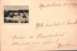 Montrichard - Souvenir De La Ville , Vue Sur La Gare - 1917 - Montrichard