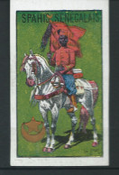 Belle Vignette DELANDRE France - Spahis Sénégalais - 1914-18 WWI WW1 Poster Stamp - Erinnophilie