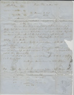 1856 NAVIGATION NEGOCE SUCRE MULES  Lahens & Cottins Industrie Canne à Sucre à Pointe à Pitre Guadeloupe  A. Viot NANTES - 1800 – 1899