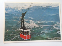 D198664   Old Postcard - Jasper Tramway - Cable Tram Car - Jasper National Park - Alberta  CANADA - Jasper