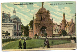 Exposition De Bruxelles 1910 - Entrée De Bruxelles Kermesse - Wereldtentoonstellingen