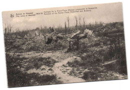 Ruines De Kemmel - 1914-18 -  Vstiges De La Grand'Place (Maison Communale Et Brasserie) - Hooglede