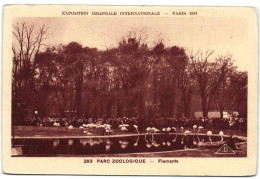 Exposition Coloniale Internationale - Paris 1931 - Parc Zoologique - Flamants - Ausstellungen