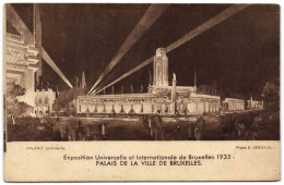 Exposition Universelle Et Internationale De Bruxelles 1935 - Palais De La Ville De Bruxelles - Wereldtentoonstellingen