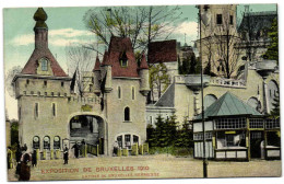 Exposition De Bruxelles 1910 - Entrée De Bruxelles Kermesse - Wereldtentoonstellingen