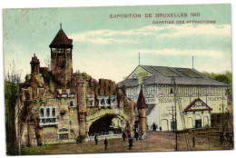 Exposition De Bruxelles 1910 - Quartier Des Attrections - Wereldtentoonstellingen