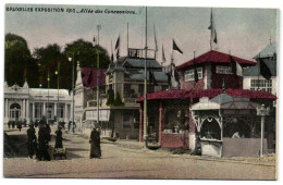 Exposition De Bruxelles 1910 - Allée Des Concessions - Expositions Universelles