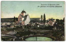 Exposition De Bruxelles 1910 - Vue Générale De La Section Allemande - Expositions Universelles