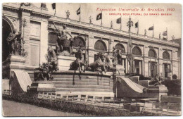 Exposition Universelle De Bruxelles 1910 - Groupe Sculptural Du Grand Bassin - Expositions Universelles