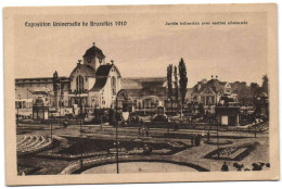 Exposition Universelle De Bruxelles 1910 - Jardins Hollandais Avec Section Allemande - Expositions Universelles