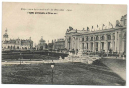 Exposition Internationale De Bruxelles 1910 - Façade Principale Et Chien Vert - Expositions Universelles