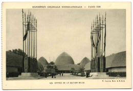 Exposition Coloniale Internationale - Paris 1931 - Entrée De La Section Belge - Ausstellungen