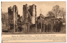 Ruines De L'Abbaye De Villers - Façade De L'Eglise Vue Générale - Villers-la-Ville