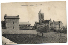 Champagne - L'Eglise - Vue Du Coté - Champagne Sur Oise