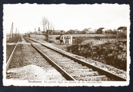 Houdemont ( Habay). Ligne Du Chemin De Fer ( Ostende -Namur- Ligne 162- Houdemont-Sterpenich- Luxembourg-Bâle) - Habay