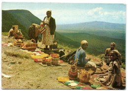 Basket Sellers On Escarpment - Kenya