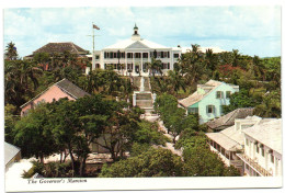 The Bahama Islands Nassau - The Governor's Mansion In Downtown Nassau - Bahamas