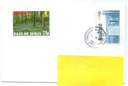 UK Isles Of Scilly îles Sorlingues Tresco To Belgium Stamp E And Private Stamp 2023 - Zonder Classificatie
