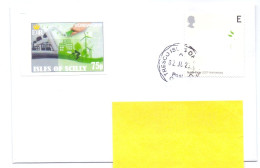 UK Isles Of Scilly îles Sorlingues Tresco To Belgium Stamp E And Private Stamp 2023 - Non Classificati