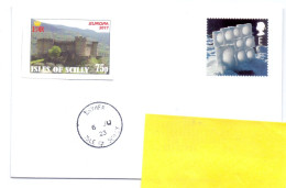 UK Isles Of Scilly îles Sorlingues Bryher To Belgium Stamp E And Private Stamp 2023 - Non Classés