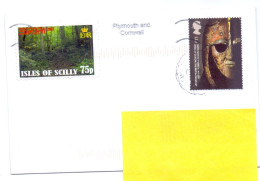 UK Isles Of Scilly îles Sorlingues St Martin's To Belgium Stamp E And Private Stamp 2023 - Non Classificati