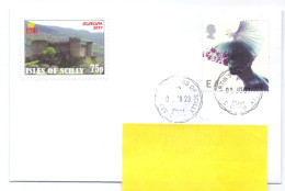 UK Isles Of Scilly îles Sorlingues St Martin's To Belgium Stamp E And Private Stamp 2023 - Non Classificati