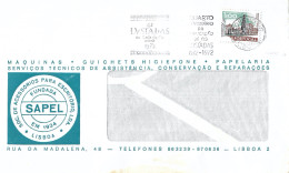 Portugal Cover To With LUSÍADAS Special Cancel - Lettres & Documents