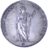 Lombardie-Gouvernement Provisoire-5 Lire 1848 Milan - Lombardije-Venetië